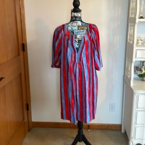 Tuckernuck Pomander place dress ideal dress or a beach cover-up. Linen/rayon.